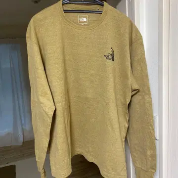 THE NORTH FACE 긴팔T셔츠 XL 베이지 야마네코 자수
