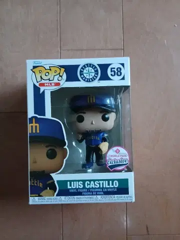 미개봉 Funko POP! 루이스 카스티요 마리너스 MLB