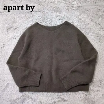 새상품급 Apart by 라쿤 혼방 스웨터 니트 브라운 긴팔