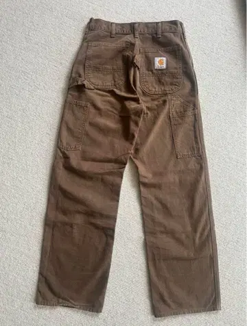 Carhartt 브라운 워크 팬츠 여성용 S 사이즈