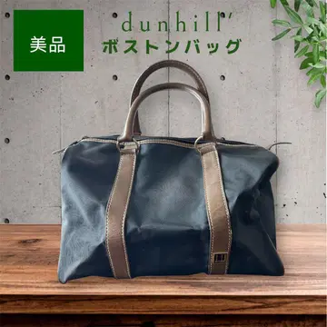 [하자품] dunhill 던힐 미니 보스턴 백 pvc x 가죽