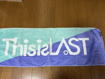 This is LAST 타월 스카이블루 보라색