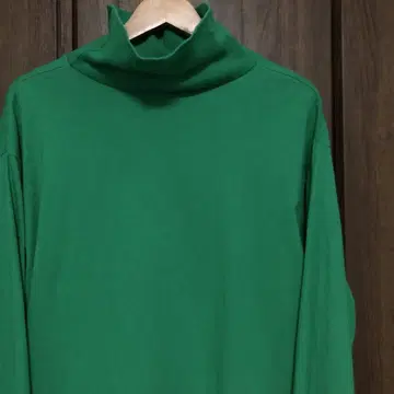 00s 미군 터틀넥 티셔츠 XL 그린 MEKE INC
