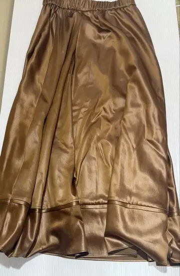 조르주 레쉬 38 새틴 스커트 브라운