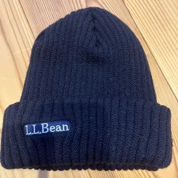 L.L.Bean 네이비 블랙 니트 모자 비니 엘엘빈