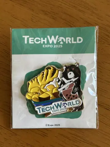 만박 TECH WORLD 테크월드 핀 배지 새상품 미개봉
