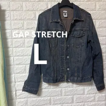 GAP STRETCH 다크 블루 데님 자켓 [ L ] 인디고 블루