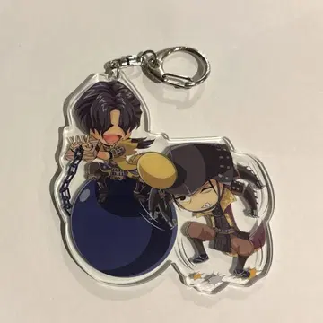 전국 BASARA SD 콤비 아크릴 키링 쿠로다 칸베에&고토 마타베