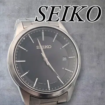 SEIKO 세이코 7B24-0BJ0 전파 솔라 일본제 블랙 다이얼
