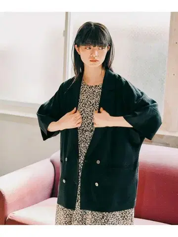 니코앤드 mode norm core 조젯 루즈 자켓