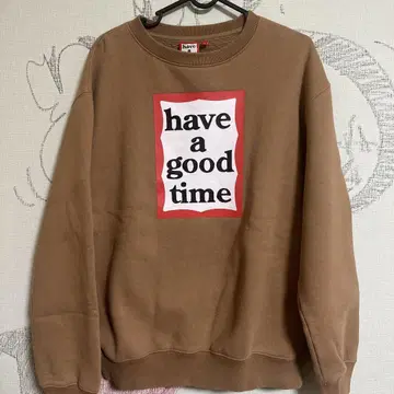 have a good time 브라운 M 트레이닝복