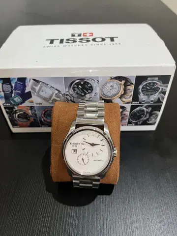 Tissot 쿠르티에 자동 와인딩 뒷면 투명