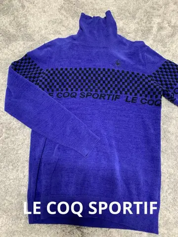 LE COQ SPORTIF 퍼플 터틀넥