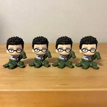 명탐정 코난 치지마세타이 4 카자미 유야 피규어 가챠 4개 세트