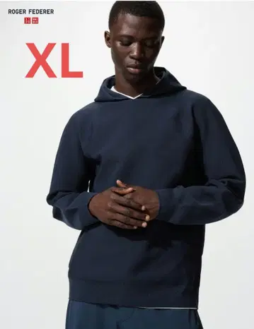 유니클로 로저 페더러 워셔블 3D 니트 후드티 UNIQLO