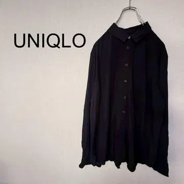 유니클로 UNIQLO 셔츠 버튼 다운 셔츠 긴팔 블라우스 루즈핏