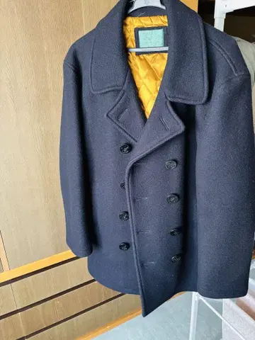 University Shop 네이비 피 코트