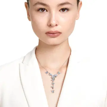 SWAROVSKI Idyllia Lilia Y자형 목걸이 나비 나비