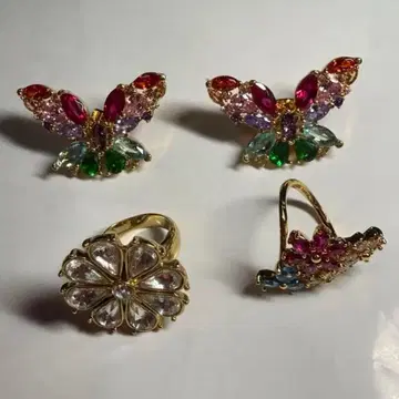 케이트 스페이드 귀걸이&반지 3개