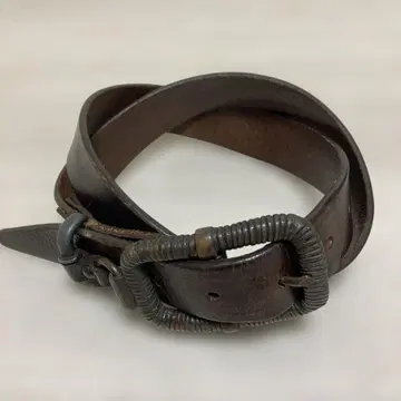 [ 이탈리아제 ] 다크 브라운 가죽 캐주얼 벨트