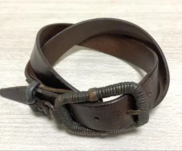 [ 이탈리아제 통가죽 ] 다크 브라운 가죽 캐주얼 벨트