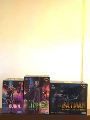 DC 액션 피규어 3체 세트 할리 퀸 조커 배트맨