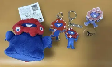 미니 캐릭터 봉제 인형 아크릴 키링 세트