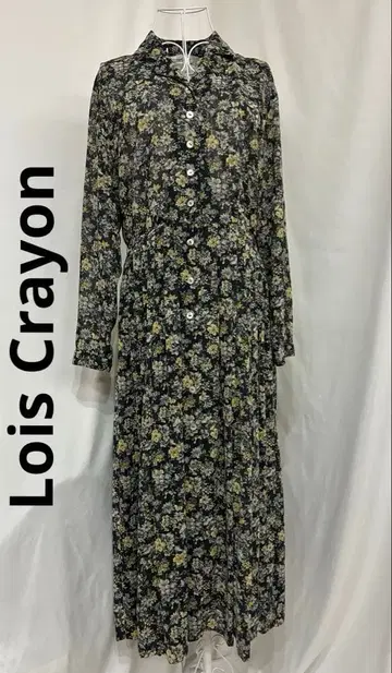 Lois Crayon 로이스크레용 긴팔 롱 드레스