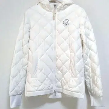 캘러웨이 화이트 퀼팅 다운 자켓