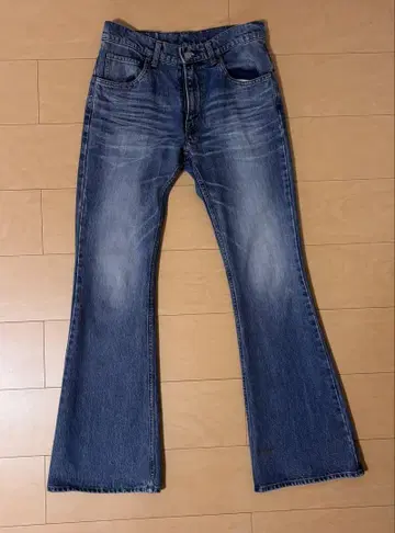 블루블루 부츠컷 플레어 데님 블루블루 30인치