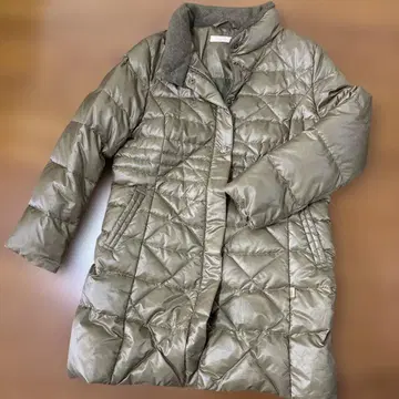 CROCODILE 다운 자켓 올리브 그린
