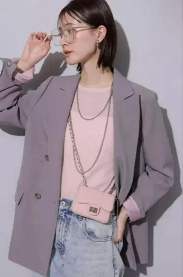 아르페쥬 스토리 W버튼 테일러드 자켓 M