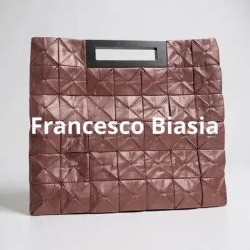 Francesco Biasia 인기 종이접기 클러치 파우더 핑크