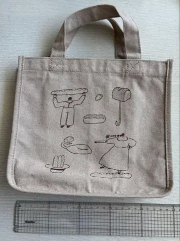 토비마츠 이치로 시티백 토트백 라이트 베이지 패브릭 잡화
