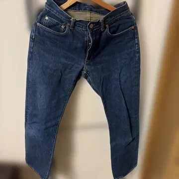 DUNK BLUE 스트레이트 데님 다크 블루