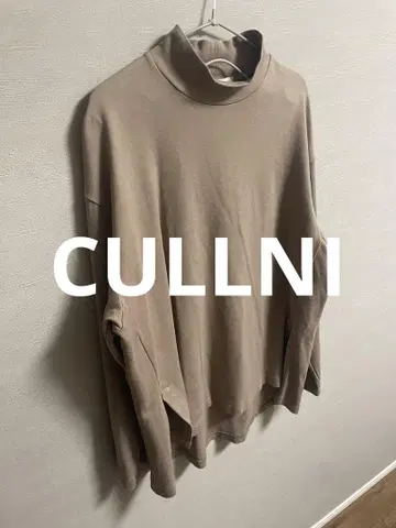 CULLNI 모크넥 레이온 티셔츠 베이지 사이즈 2