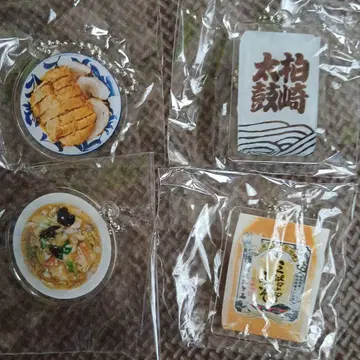 카시와자키 거리 가챠 캡슐 토이 4개 세트