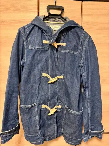 [ Schott ] L 사이즈 데님 더플 코트