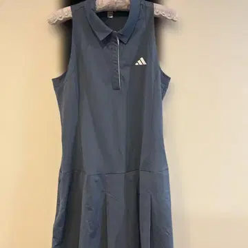 adidas 블루 폴로 원피스