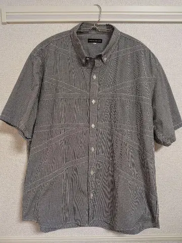 까스텔바작 CASTELBAJAC 반팔 셔츠 체크 무늬 셔츠