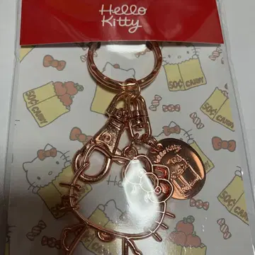 Hello Kitty 교토 헬로키티전 로즈 골드 키링
