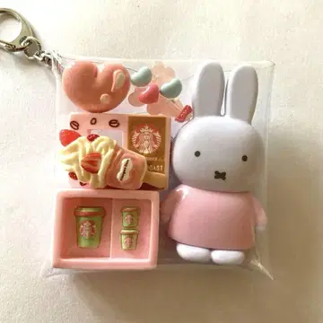 [가챠 파우치] 토끼와 스벅 핑크 계열