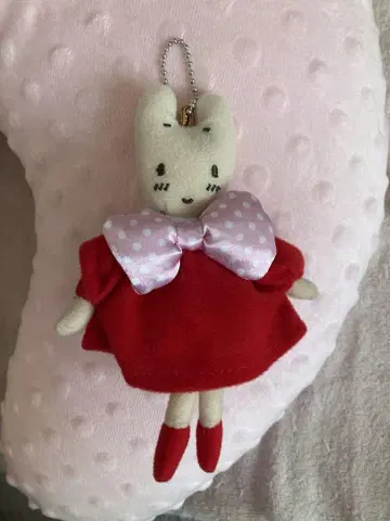 마론크림 봉제 인형형 키링 스트랩