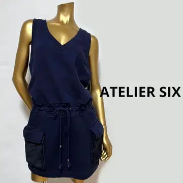 [ 3351 ] ATELIER SIX 맨투맨 살로펫 스커트 38