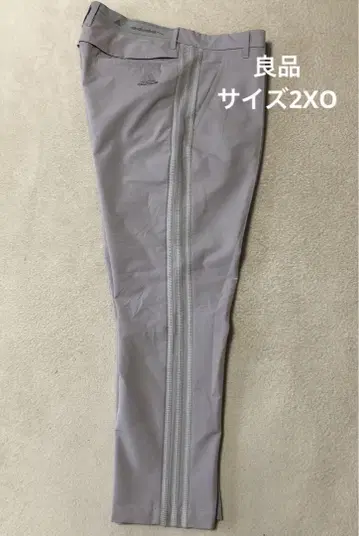 양품 adidas 아디다스 골프 골프 팬츠 쓰리라인 그레이 2XO
