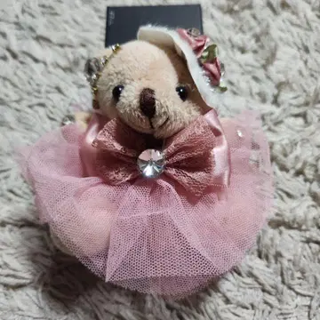 곰 참 봉제 인형 키링 드레스