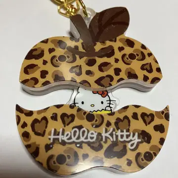 Hello Kitty 헬로키티 전 레오파드 무늬 아크릴 키링