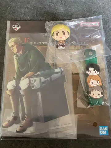 제일복권 진격의 거인 짐승 거인 빅 아크릴 스탠드 & 쵸코놋코 엘빈