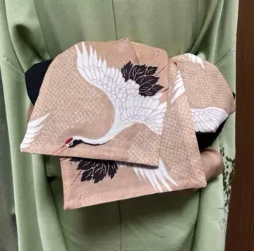 성인용 헤코비, 학 무늬 리버서블 긴 기장