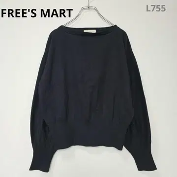 프리즈마트 긴팔 니트 블랙 프리 성숙 캐주얼 가을 겨울 코디